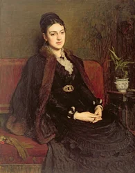 Portrait de Lady Orchardson (vers 1854-1917) vers 1875